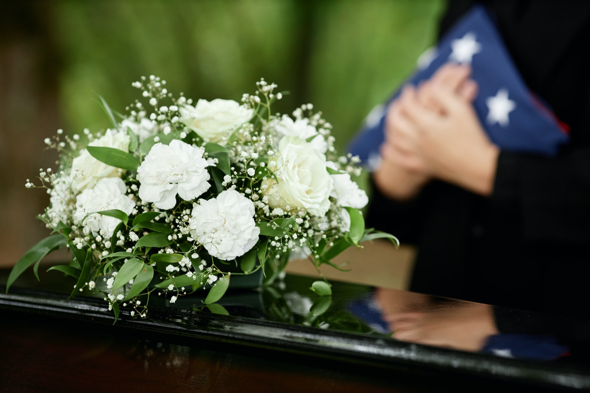 Funeral ceremony for army veteran